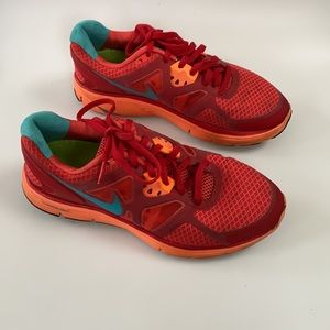 Nike Lunarlon ❤️ Size 6.5 red Lunarglide3